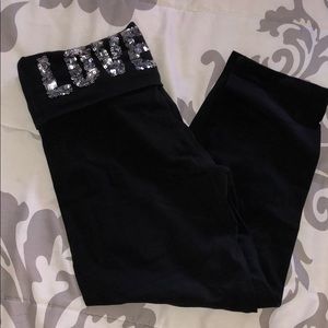 Pink Victoria secret yoga pants